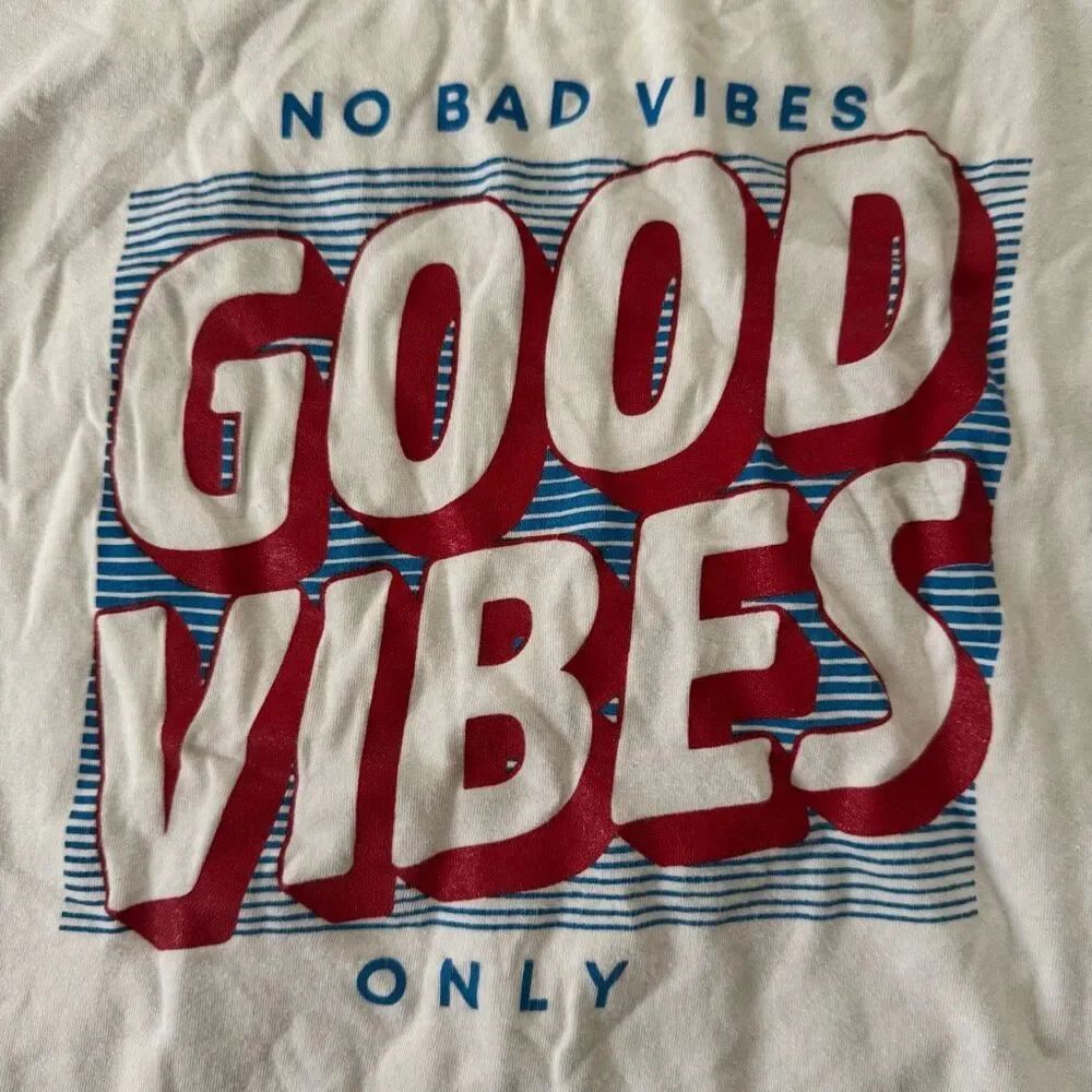 Good Vibes Only Ringer Tee - Picture 2 of 4